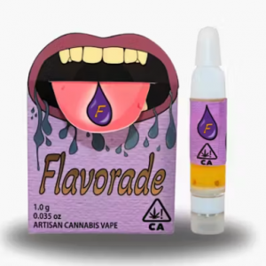 1g Cured Resin THC Vape Cartridge - Sticky Rice By Flavorade (Hybrid) 78.8% THC